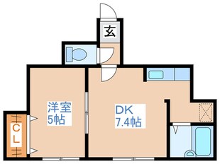 ラフレールの物件間取画像